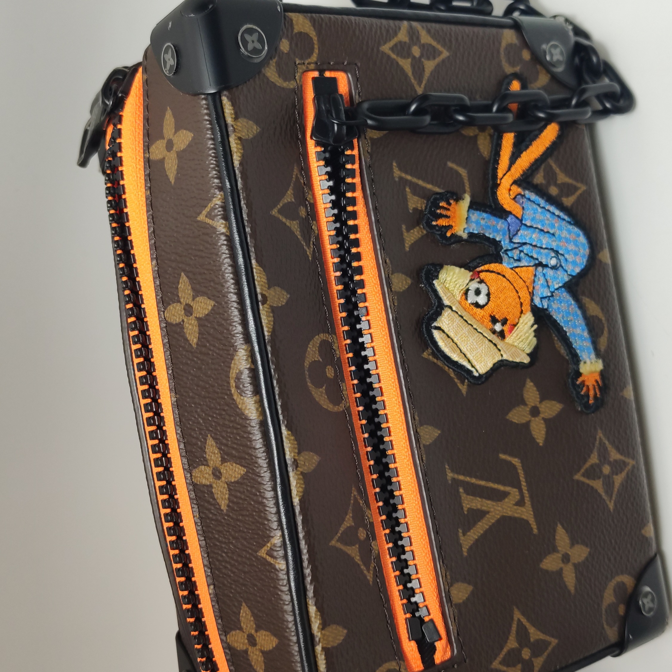Louis Vuitton(LV) Soft Trunk Bag Monogram Canvas with LV Friends Patch Mini — photo 13 of 15