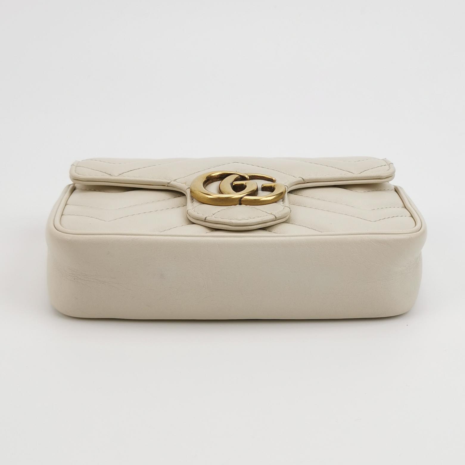 Gucci GG Marmont Flap Bag Matelasse Leather Mini