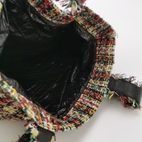 Chanel No 5 Tweed Tote Bag Red Multicolor Shoulder Bag — thumbnail 7