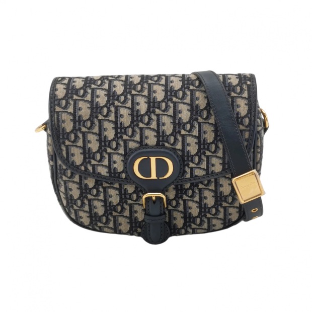 Christian Dior Bobby Flap Bag Oblique Canvas Medium — pre-owned, Vierlot