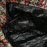 Chanel No 5 Tweed Tote Bag Red Multicolor Shoulder Bag — thumbnail 8