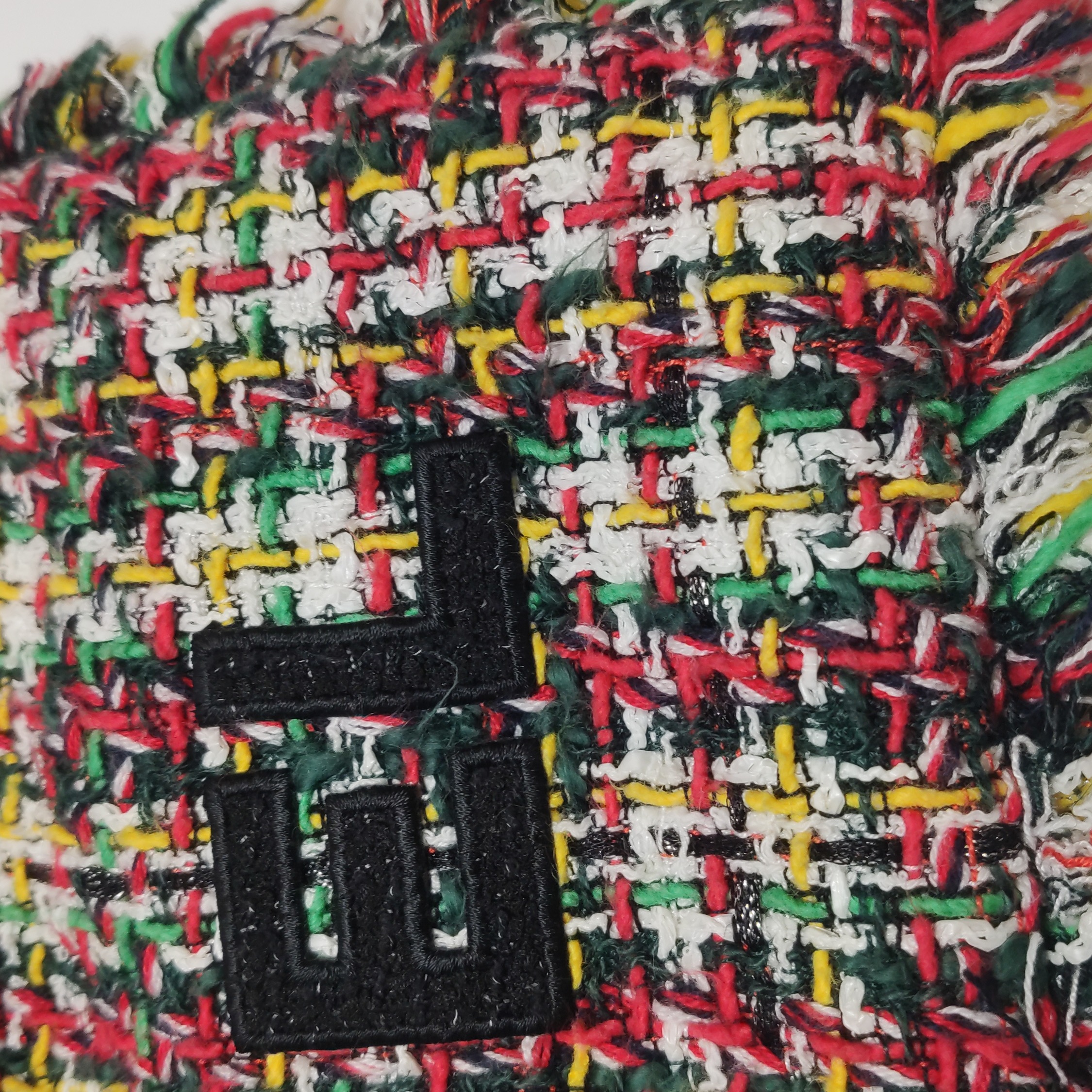 Chanel No 5 Tweed Tote Bag Red Multicolor Shoulder Bag — photo 10 of 14