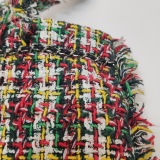 Chanel No 5 Tweed Tote Bag Red Multicolor Shoulder Bag — thumbnail 9