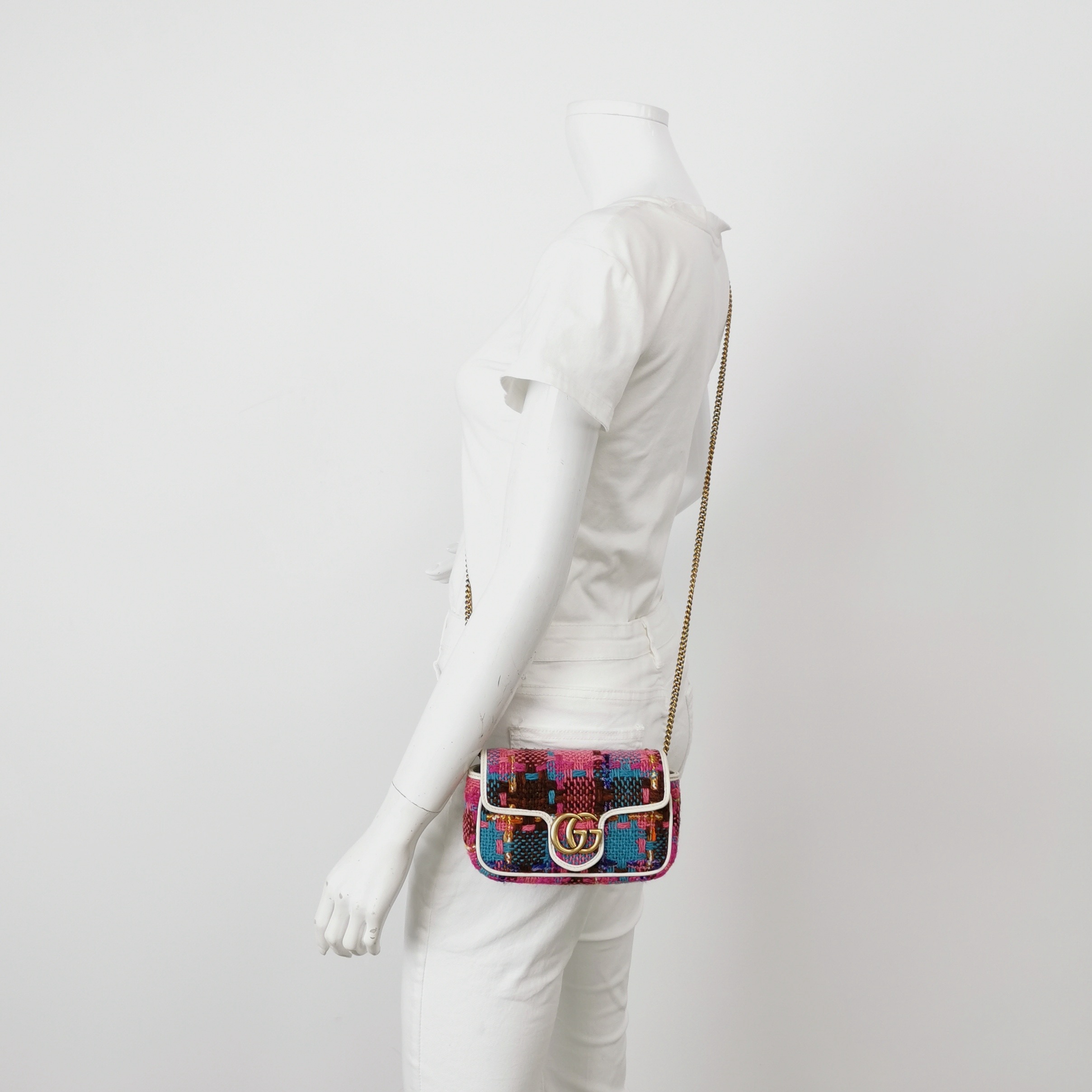 Gucci GG Marmont Flap Bag Matelasse Leather Super Mini — alternate view