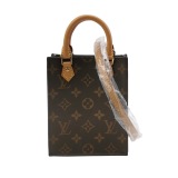 Louis Vuitton(LV) Petit Sac Plat Bag Monogram Canvas — thumbnail 1