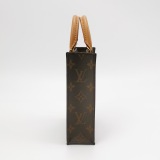Louis Vuitton(LV) Petit Sac Plat Bag Monogram Canvas — thumbnail 4