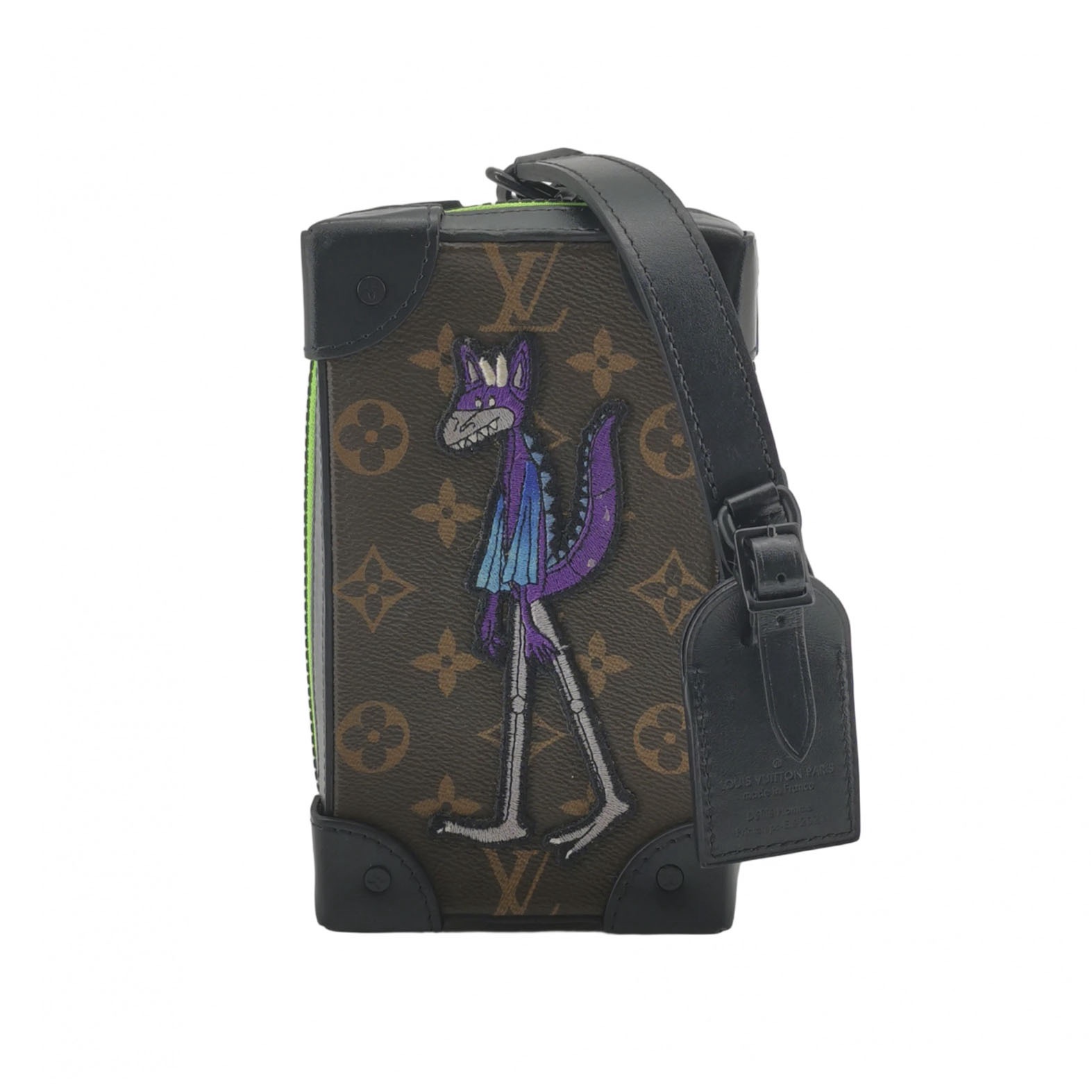Louis Vuitton(LV) Soft Trunk Phone Box Monogram Canvas with LV Friends Patch — photo 1 of 14