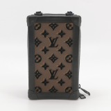 Louis Vuitton(LV) Vertical Soft Trunk Bag Monogram Tuffetage Canvas — thumbnail 3