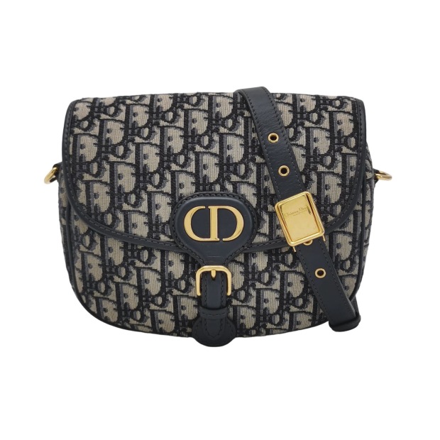 Christian Dior Bobby Flap Bag Oblique Canvas Medium — pre-owned, Vierlot