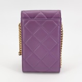 Chanel Pearl Crush Phone Holder Crossbody Bag Quilted Lambskin — thumbnail 5