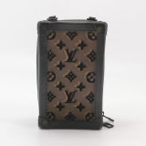 Louis Vuitton(LV) Vertical Soft Trunk Bag Monogram Tuffetage Canvas — thumbnail 3
