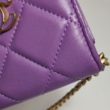 Chanel Pearl Crush Phone Holder Crossbody Bag Quilted Lambskin — thumbnail 18