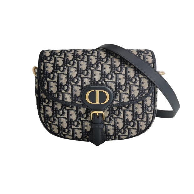 Christian Dior Bobby Flap Bag Oblique Canvas Medium — pre-owned, Vierlot