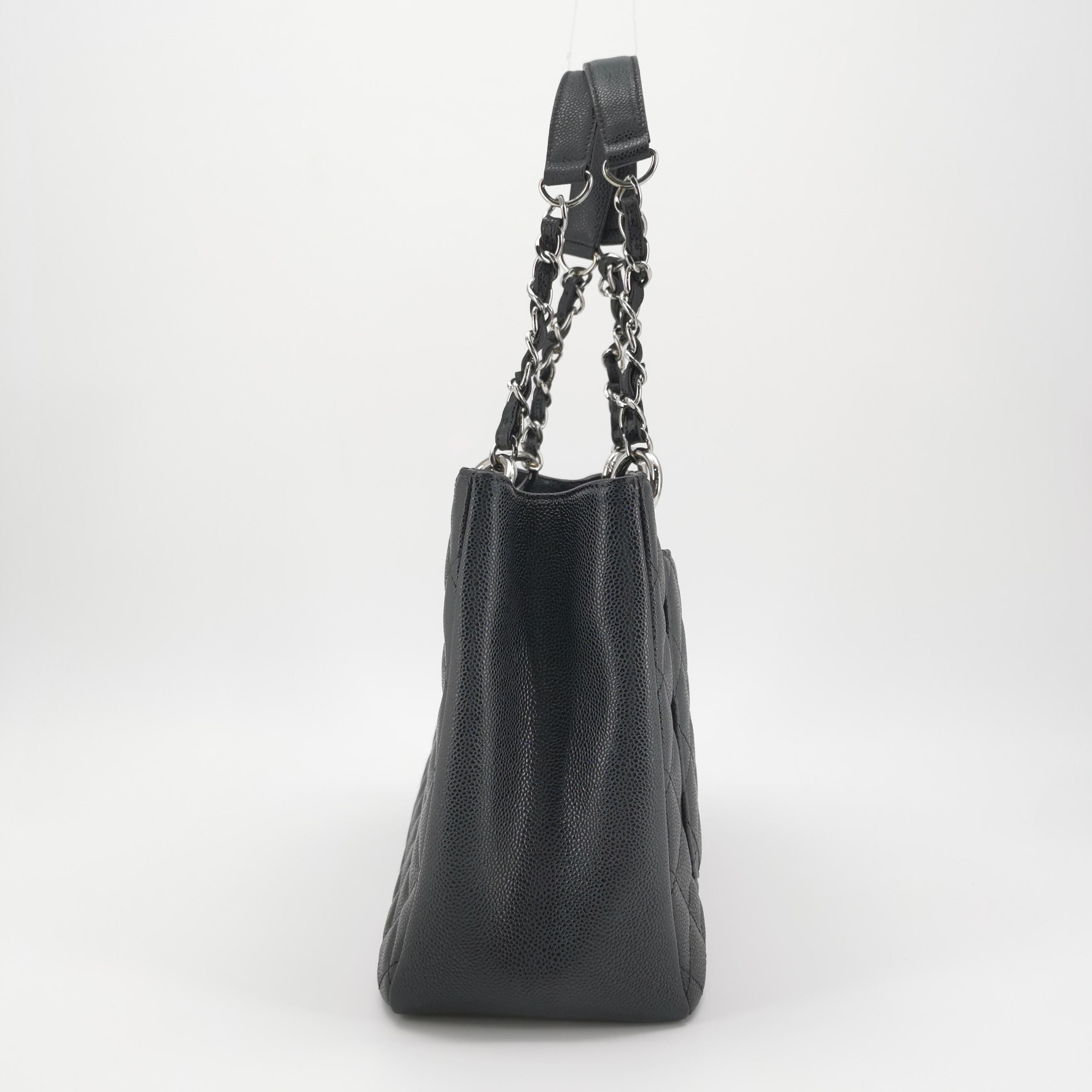 Chanel Grand Shopping Tote Quilted Caviar — photo 3 of 11