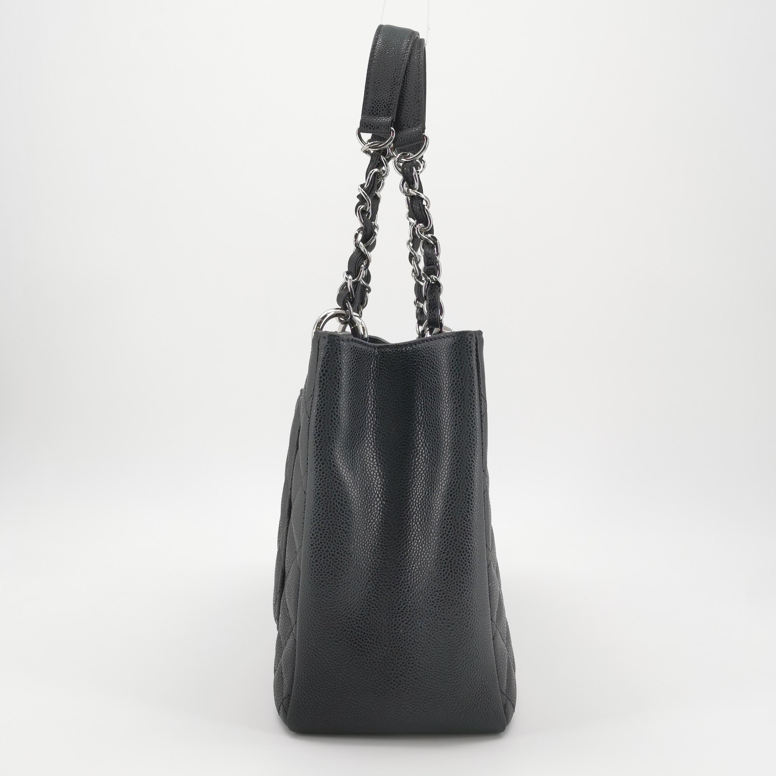 Chanel Grand Shopping Tote Quilted Caviar — photo 4 of 11