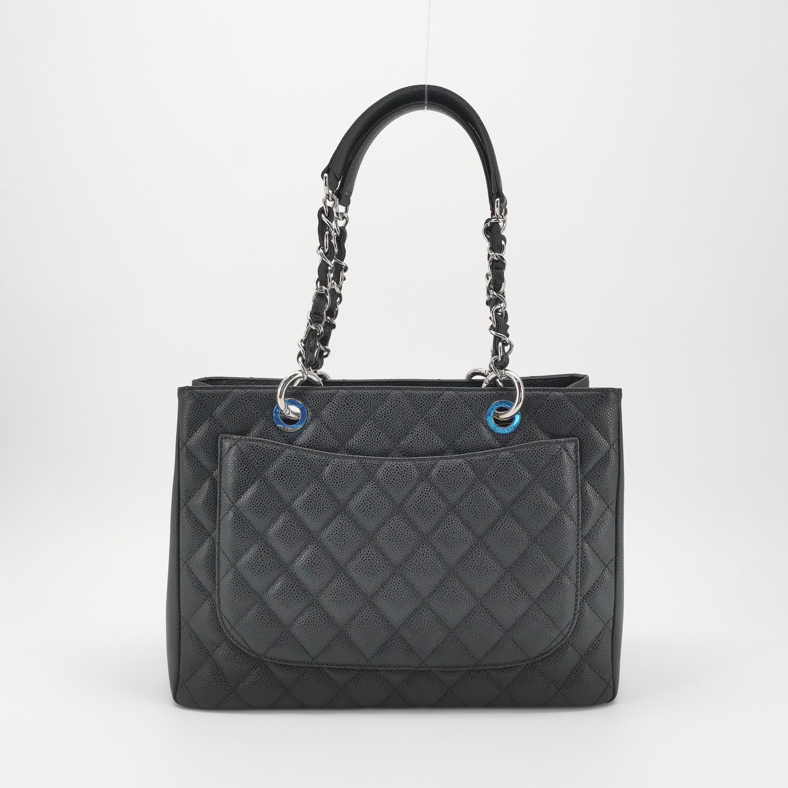 Chanel Grand Shopping Tote Quilted Caviar — photo 5 of 11