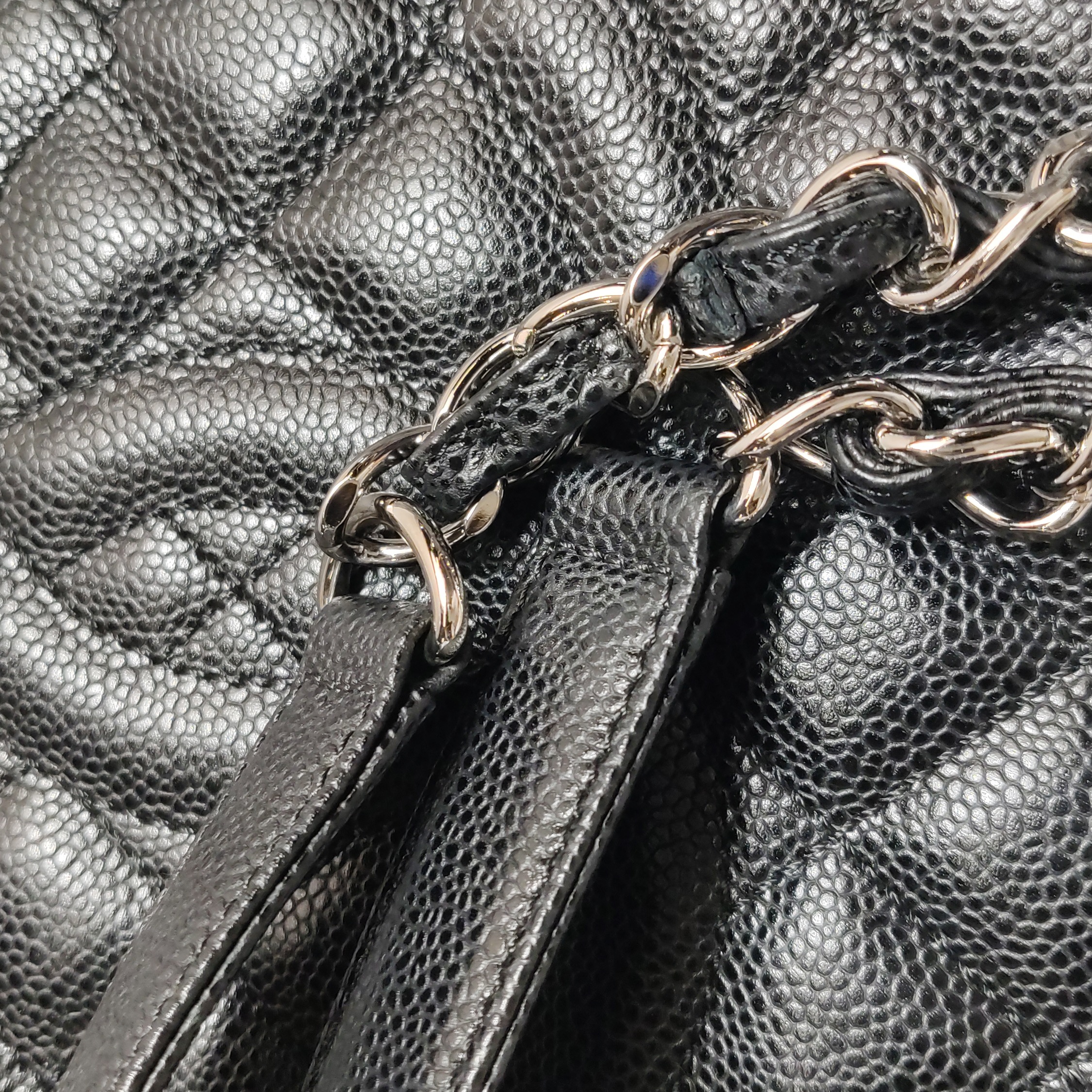 Chanel Grand Shopping Tote Quilted Caviar — photo 9 of 11