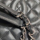 Chanel Grand Shopping Tote Quilted Caviar — thumbnail 9
