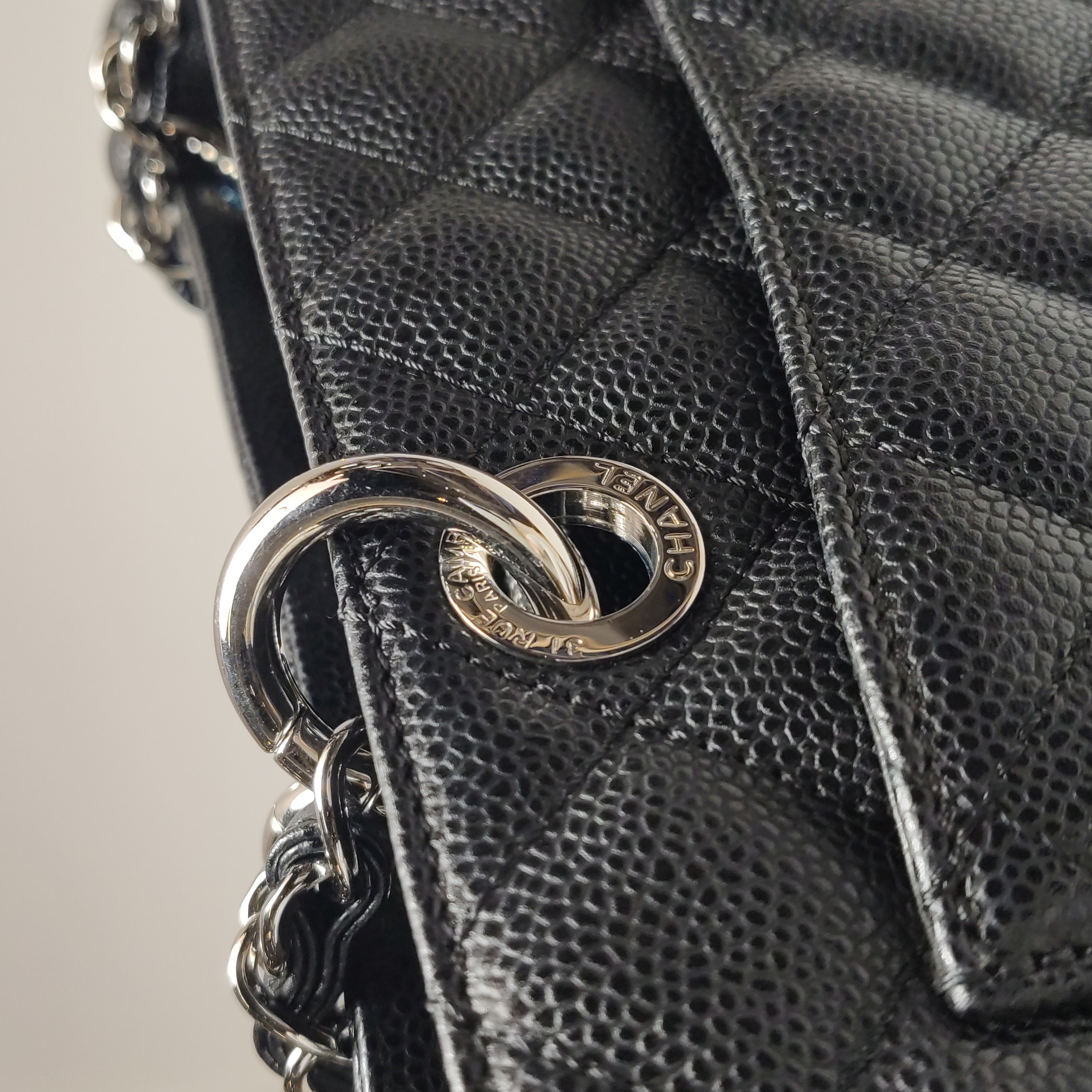 Chanel Grand Shopping Tote Quilted Caviar — photo 8 of 11
