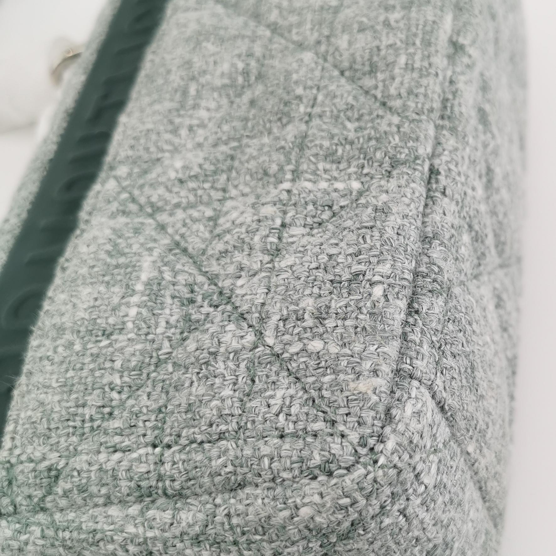 Christian Dior Caro Bag Macrocannage Quilt Linen Small — photo 11 of 12