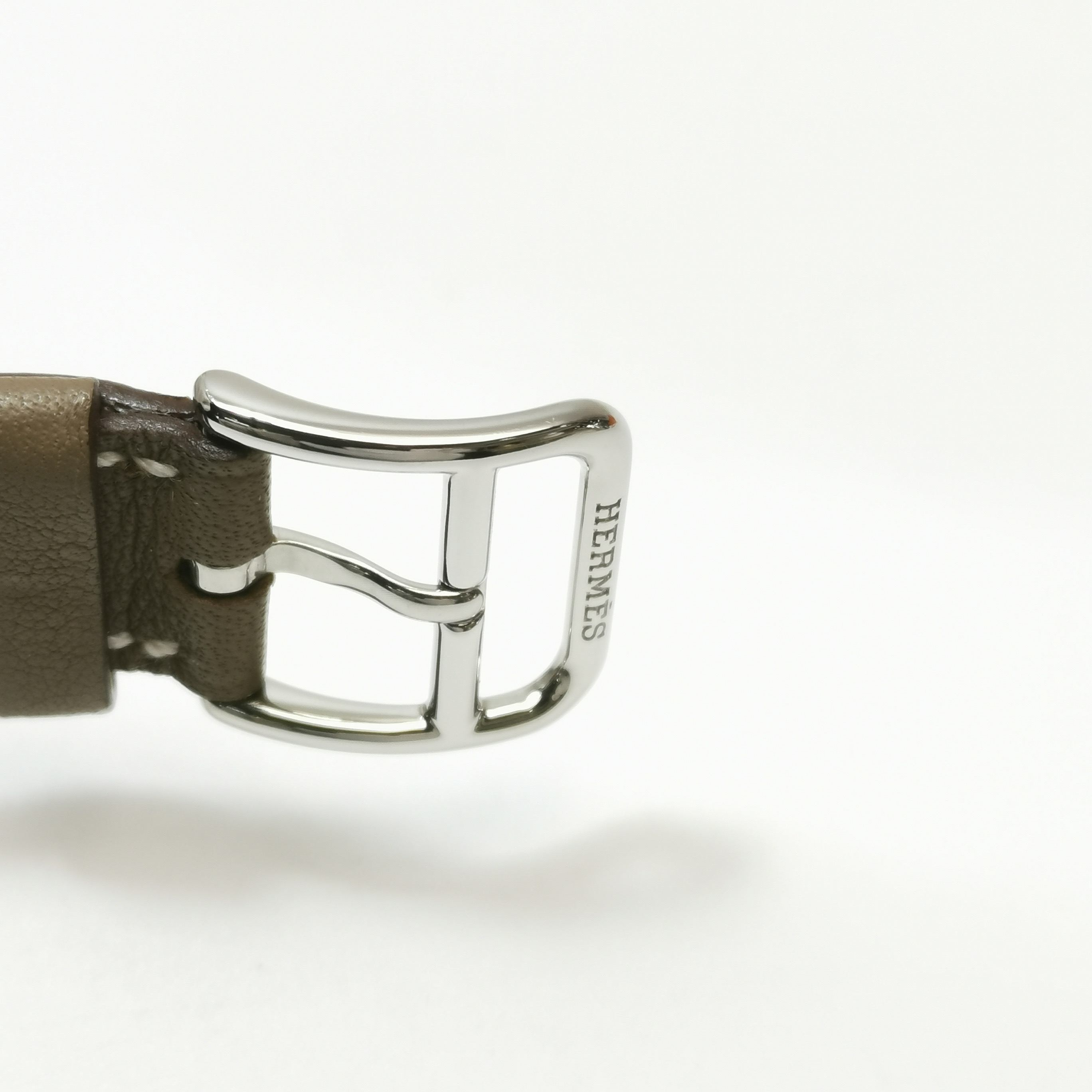 Hermes Heure H Double Tour Quartz Watch Stainless Steel and Leather 21 — photo 6 of 8
