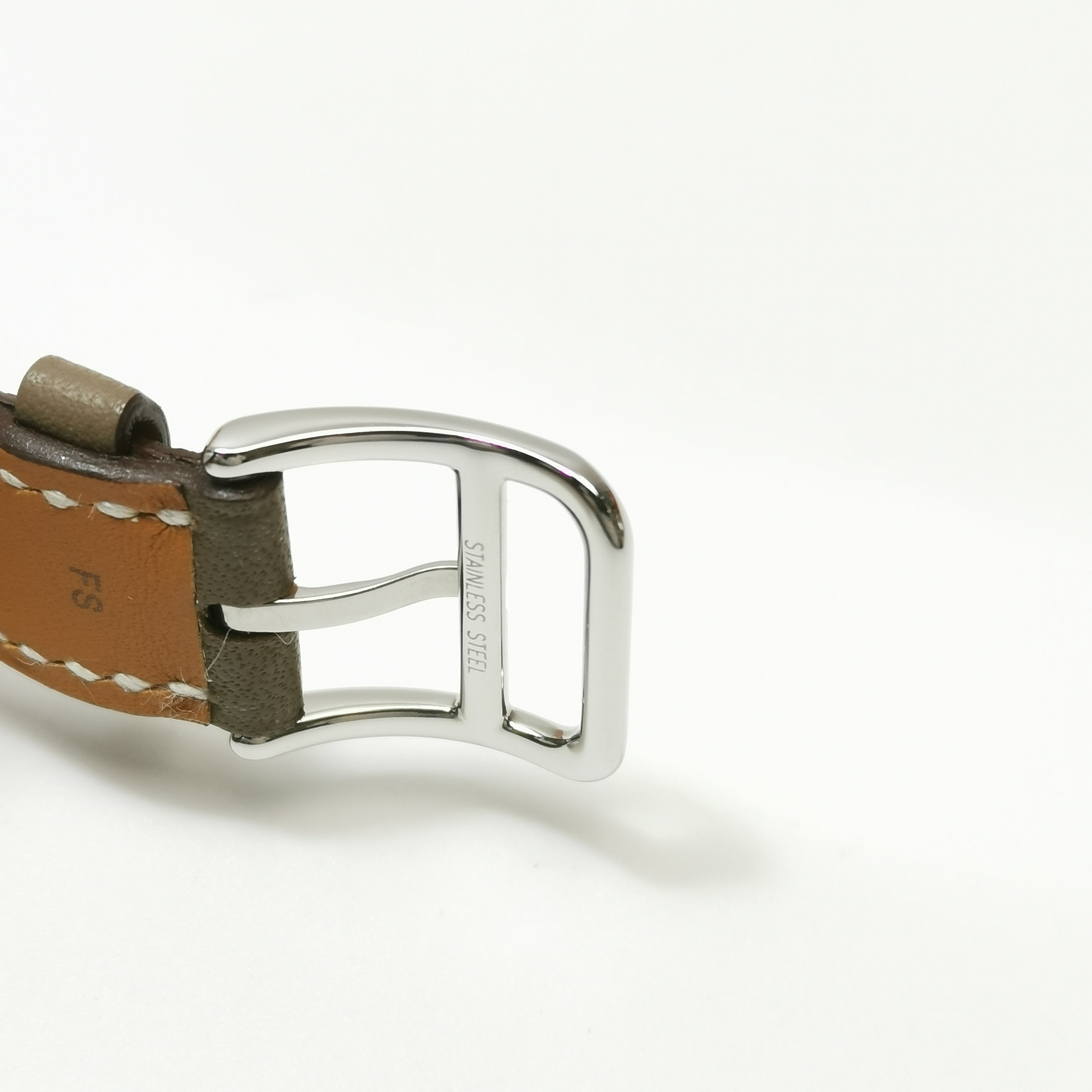 Hermes Heure H Double Tour Quartz Watch Stainless Steel and Leather 21 — photo 5 of 8