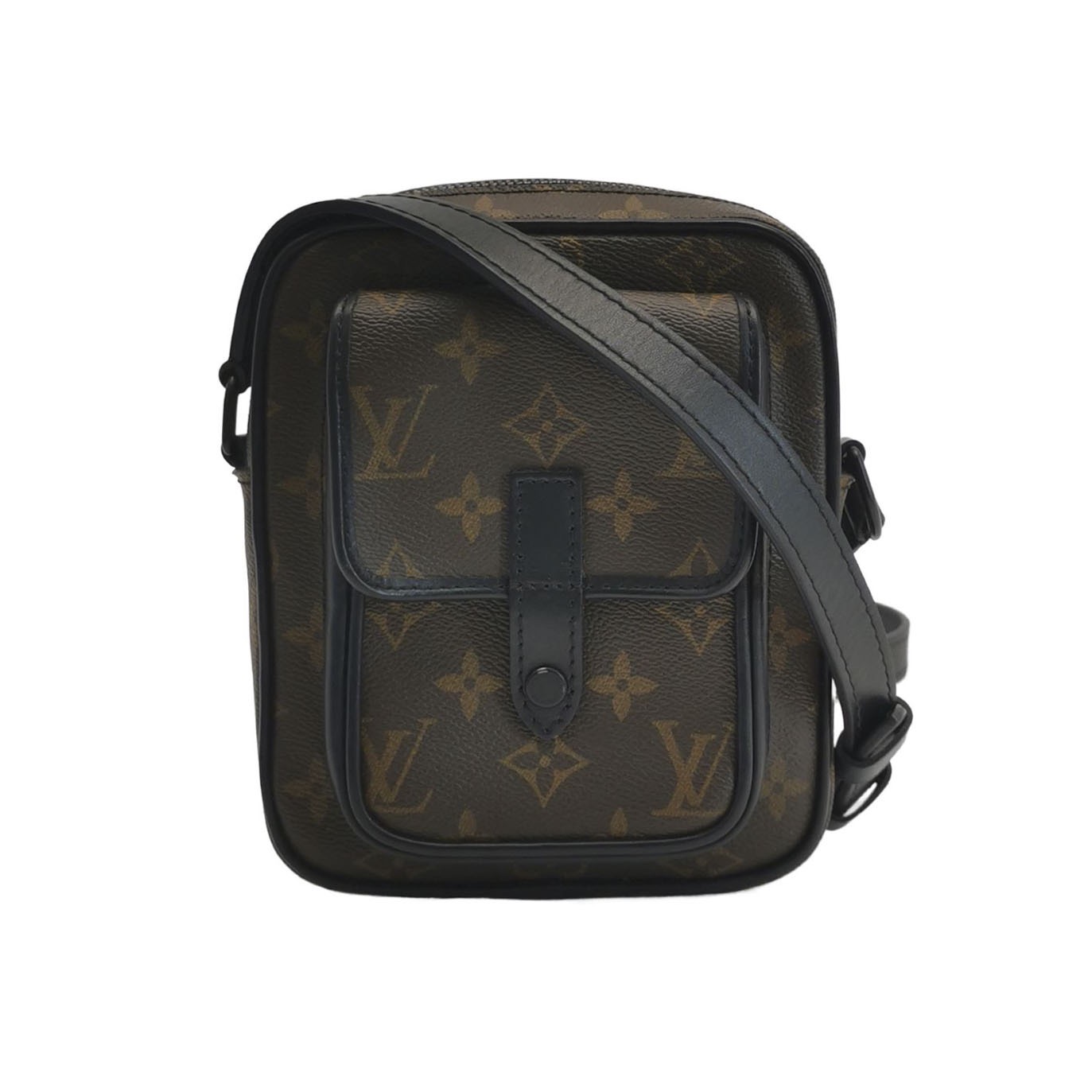 Louis Vuitton(LV) Christopher Wearable Wallet Macassar Monogram Canvas — photo 1 of 15