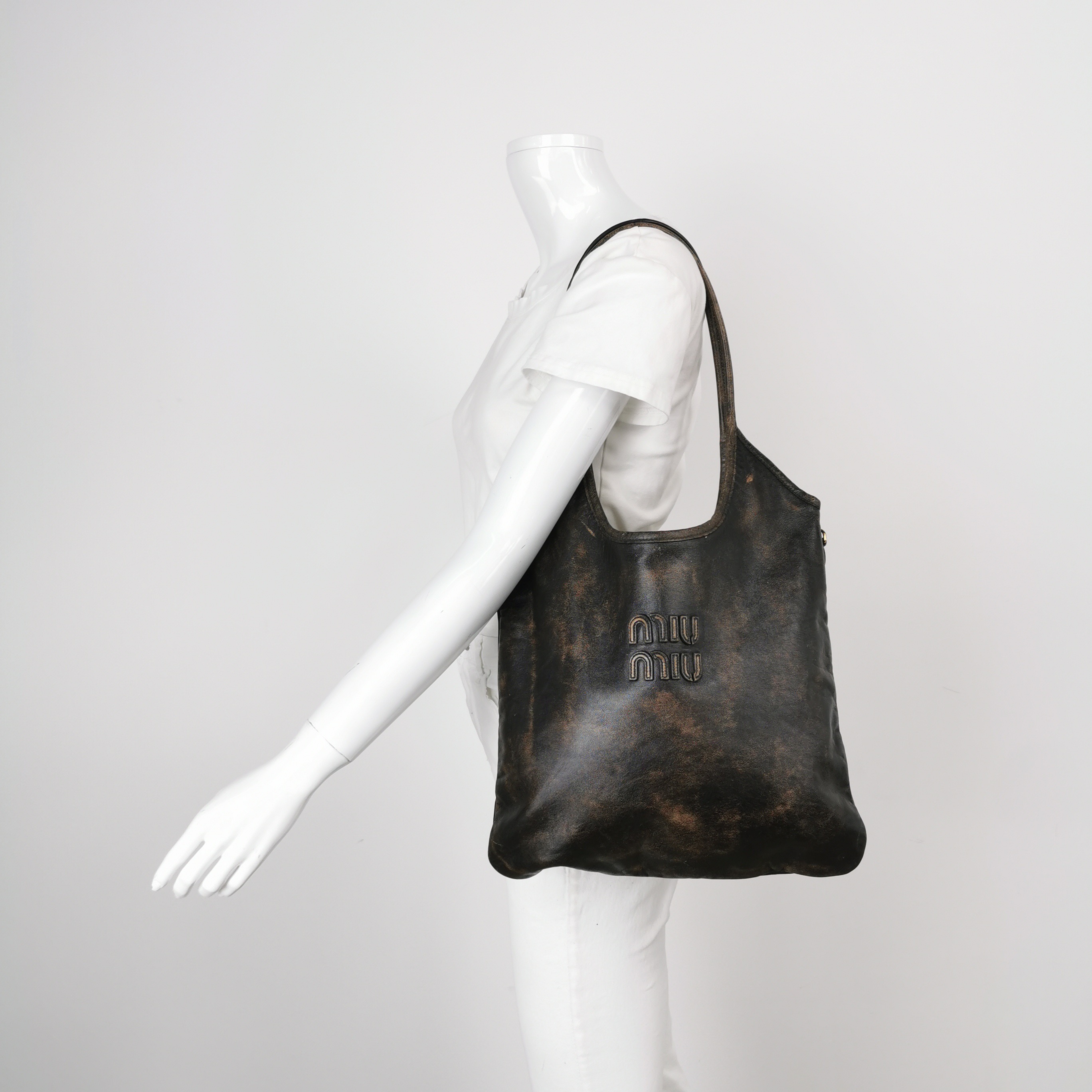 Miu Miu Ivy Hobo Bag Leather — alternate view