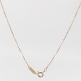 Tiffany & Co. Crown Key Pendant Necklace 18K Rose Gold with Diamond — thumbnail 3