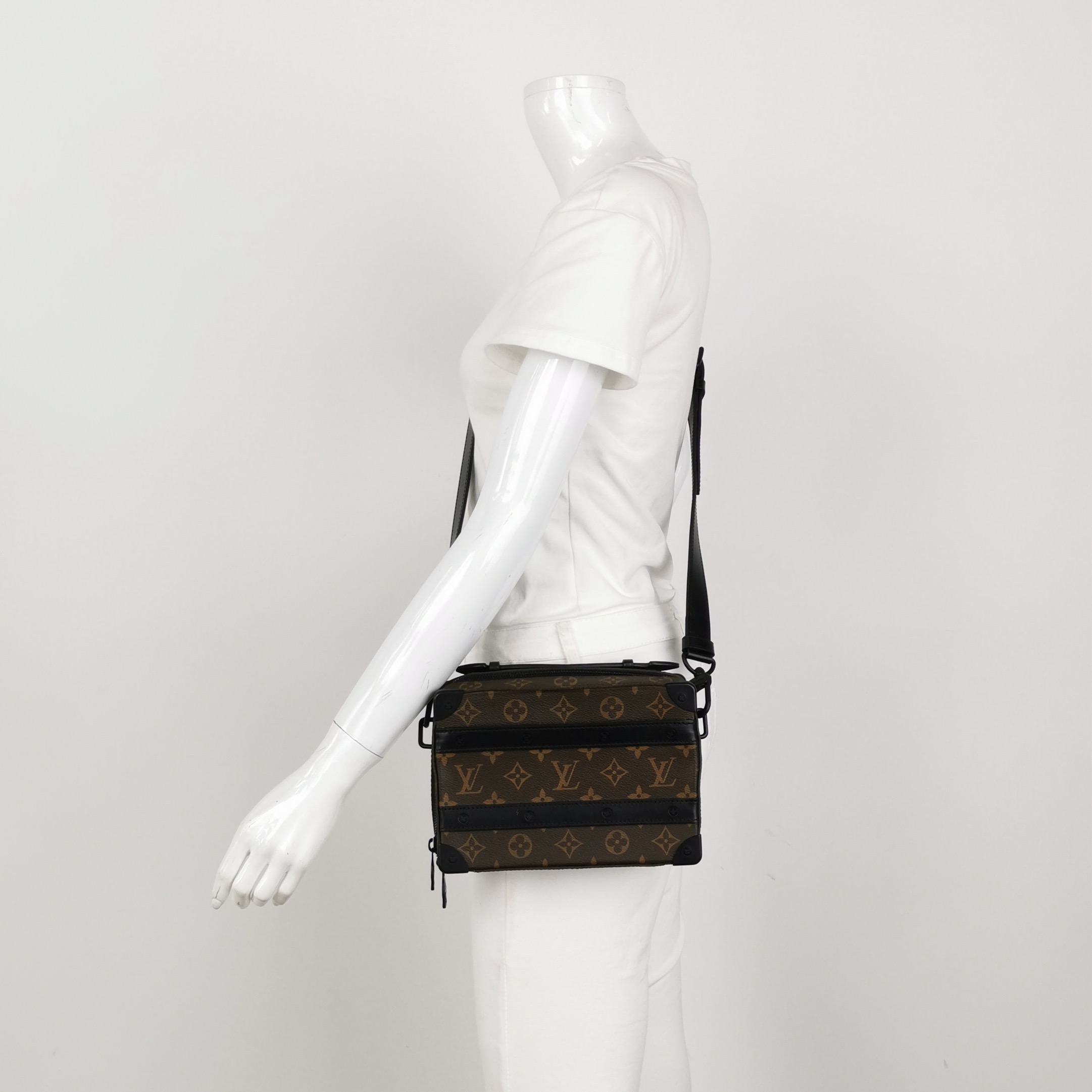 Louis Vuitton(LV) Handle Soft Trunk Bag Macassar Monogram Canvas — alternate view
