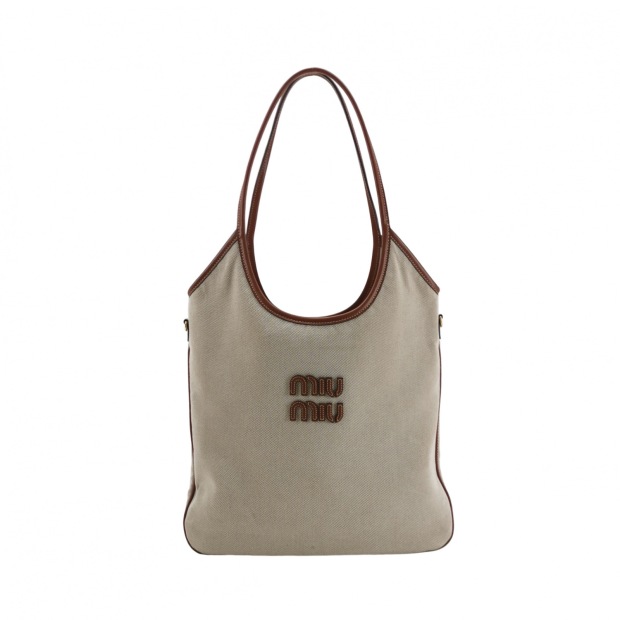 Miu Miu Ivy Hobo Bag Leather — pre-owned, Vierlot