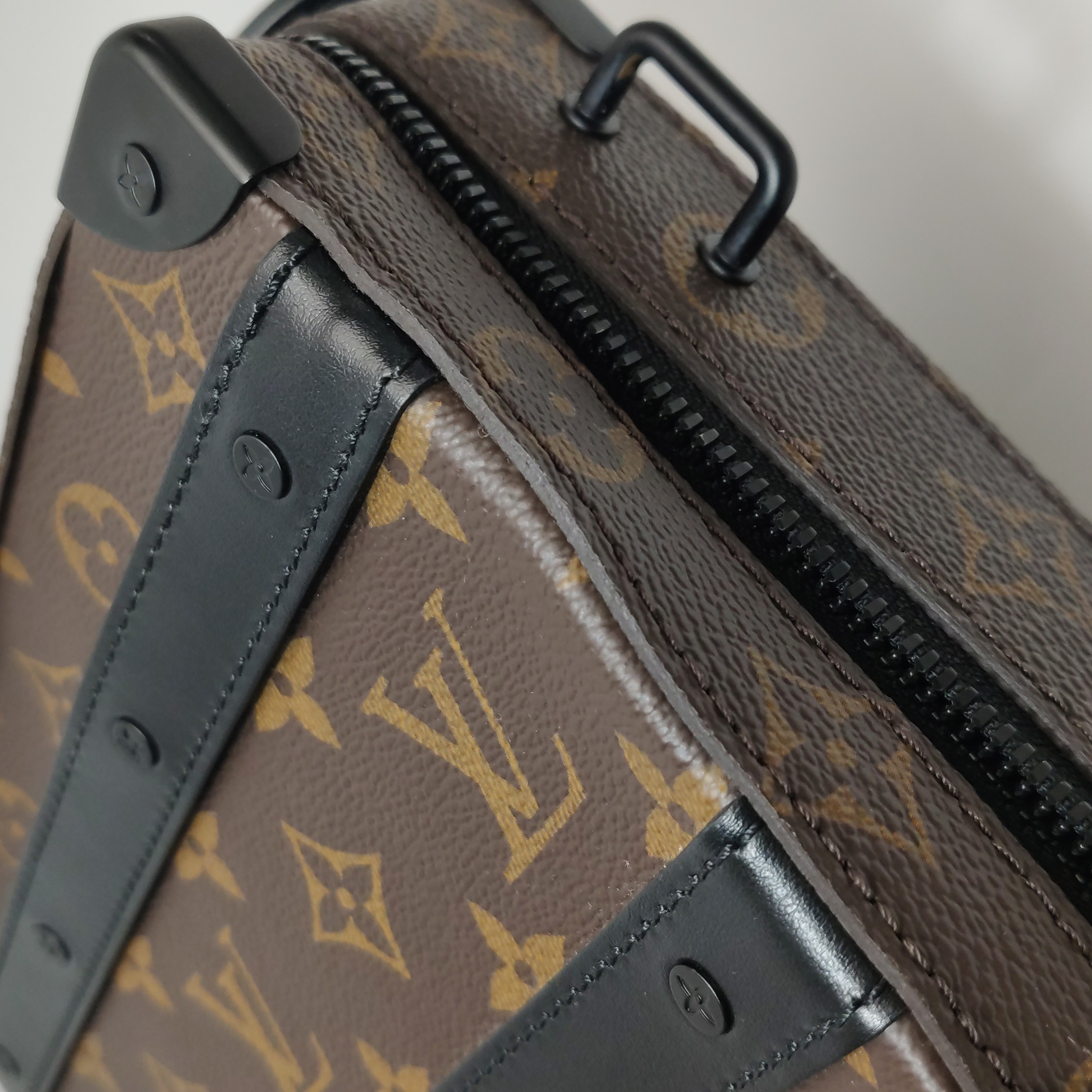 Louis Vuitton(LV) Handle Soft Trunk Bag Macassar Monogram Canvas — photo 14 of 15