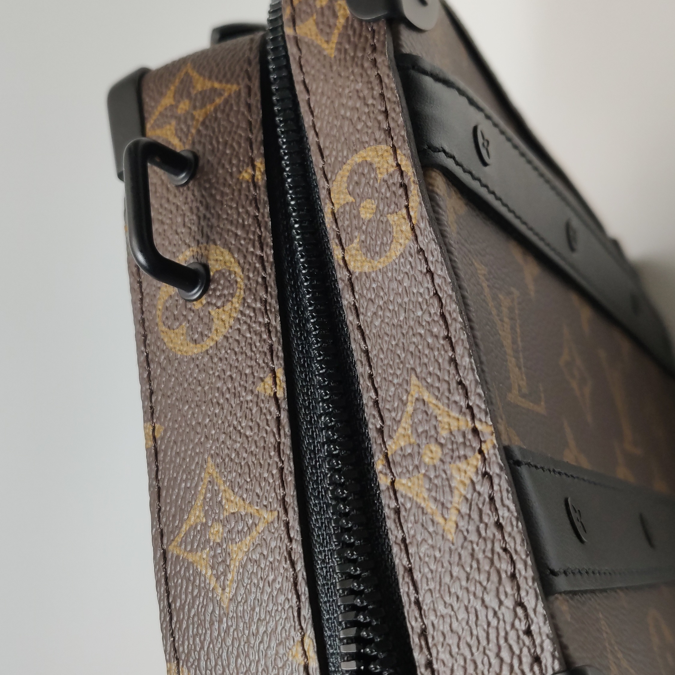 Louis Vuitton(LV) Handle Soft Trunk Bag Macassar Monogram Canvas — photo 12 of 15