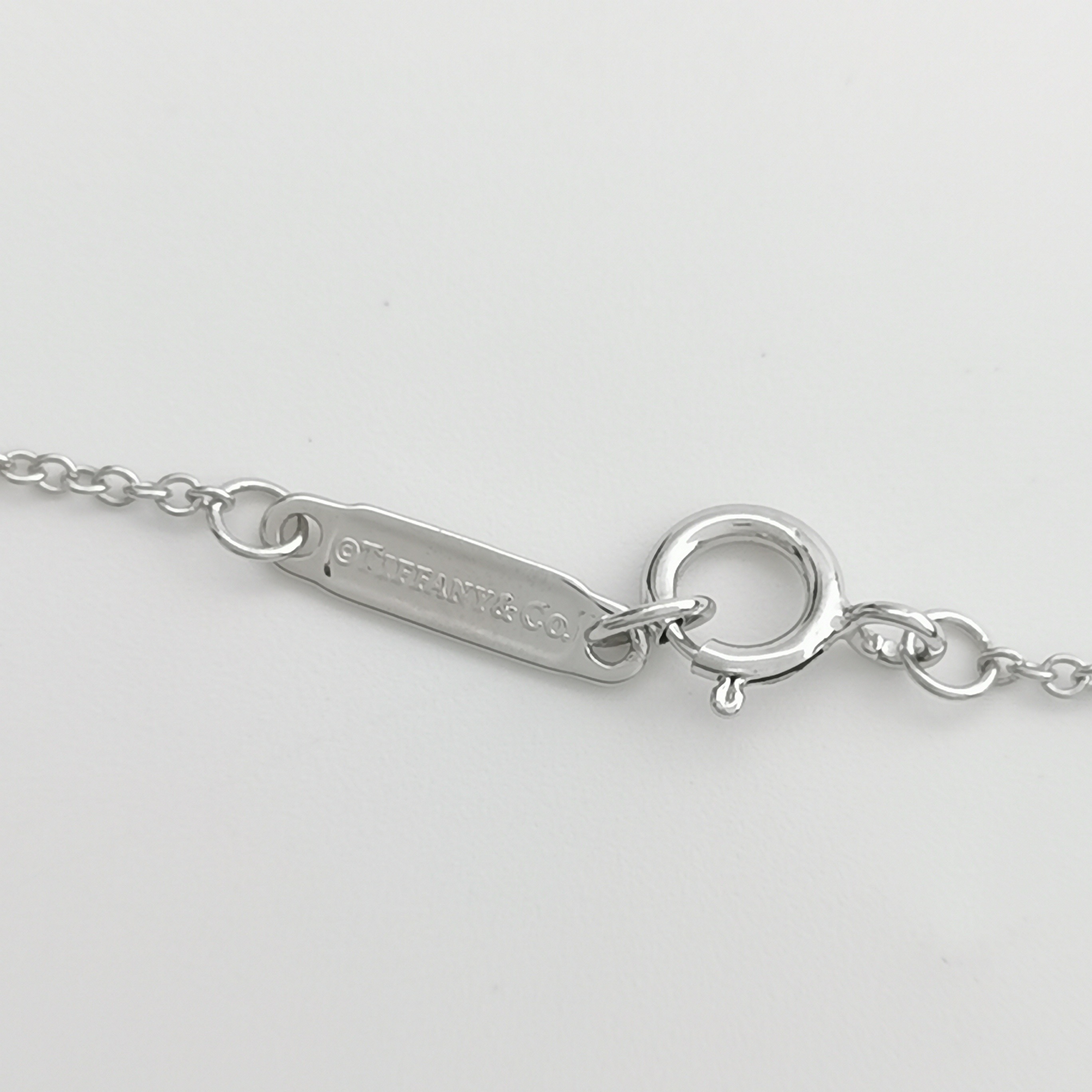 Tiffany & Co. T Smile Pendant Necklace 18K White Gold with Diamonds — photo 6 of 6