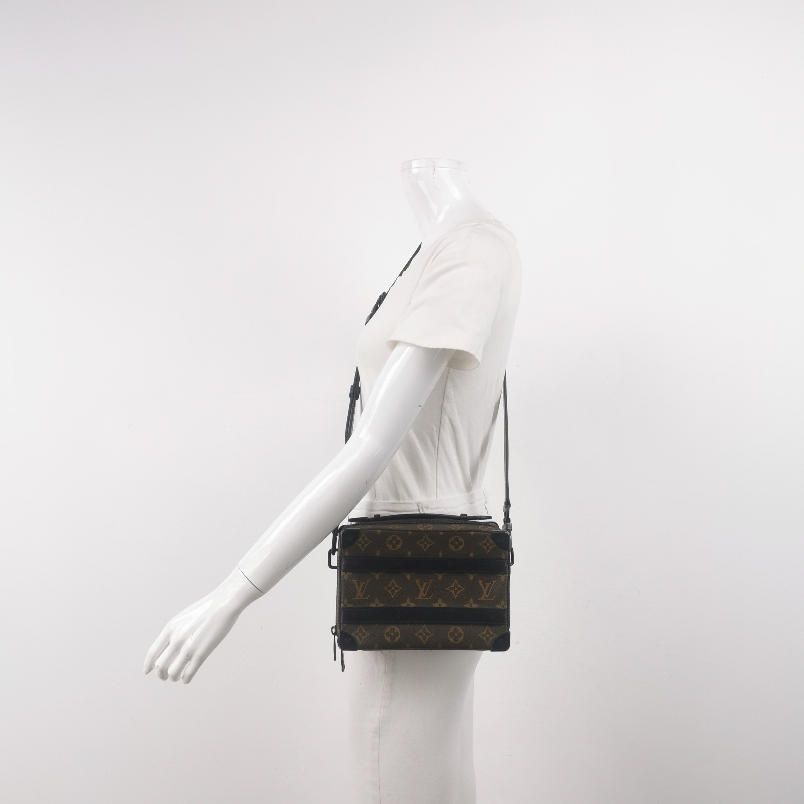Louis Vuitton(LV) Handle Soft Trunk Bag Macassar Monogram Canvas — alternate view