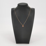 Van Cleef & Arpels Sweet Alhambra Pendant Necklace 18K Rose Gold and Carnelian — thumbnail 2