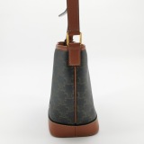 Celine Bucket Bag Triomphe Coated Canvas Small — thumbnail 4