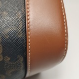Celine Bucket Bag Triomphe Coated Canvas Small — thumbnail 12
