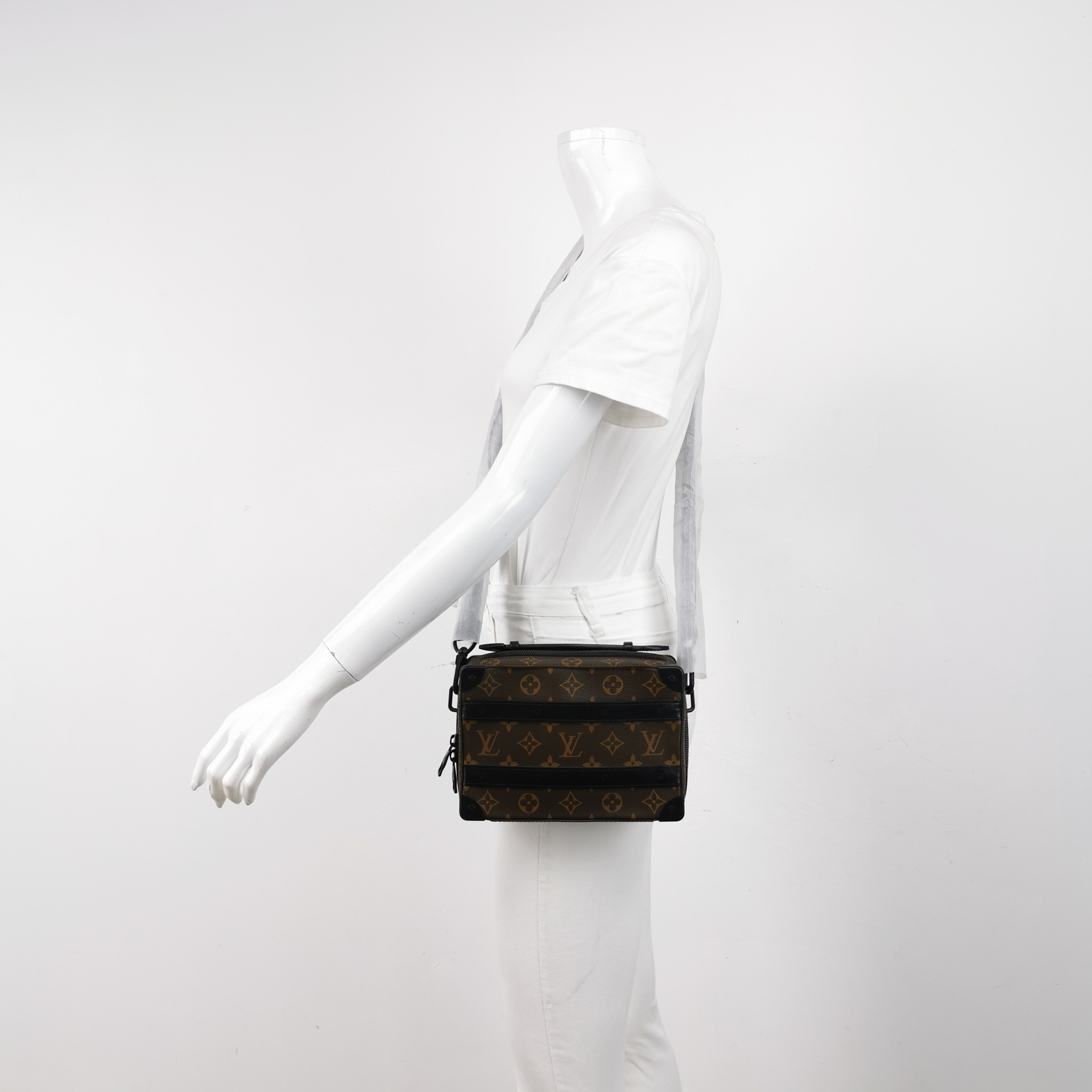 Louis Vuitton(LV) Handle Soft Trunk Bag Macassar Monogram Canvas — alternate view