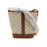 Celine Bucket Bag Triomphe Coated Canvas Small — thumbnail 1