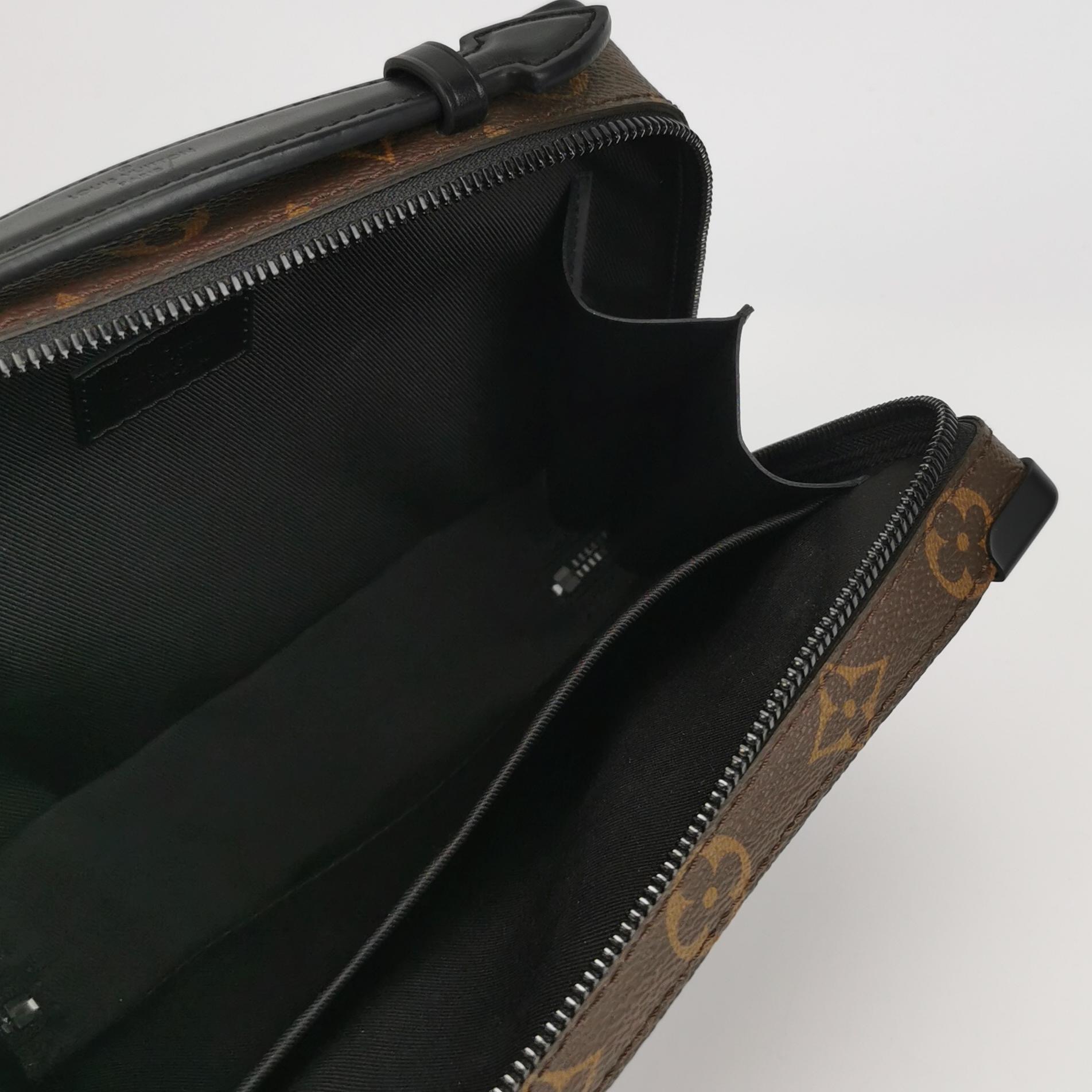 Louis Vuitton(LV) Handle Soft Trunk Bag Macassar Monogram Canvas — photo 7 of 14