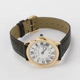 Cartier Ronde Solo de Cartier Quartz Watch Yellow Gold and Genuine Leather 30 — thumbnail 2