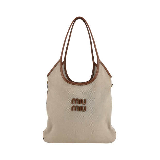 Miu Miu Ivy Hobo Bag Leather — pre-owned, Vierlot
