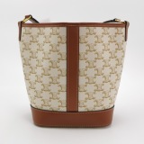 Celine Bucket Bag Triomphe Coated Canvas Small — thumbnail 5