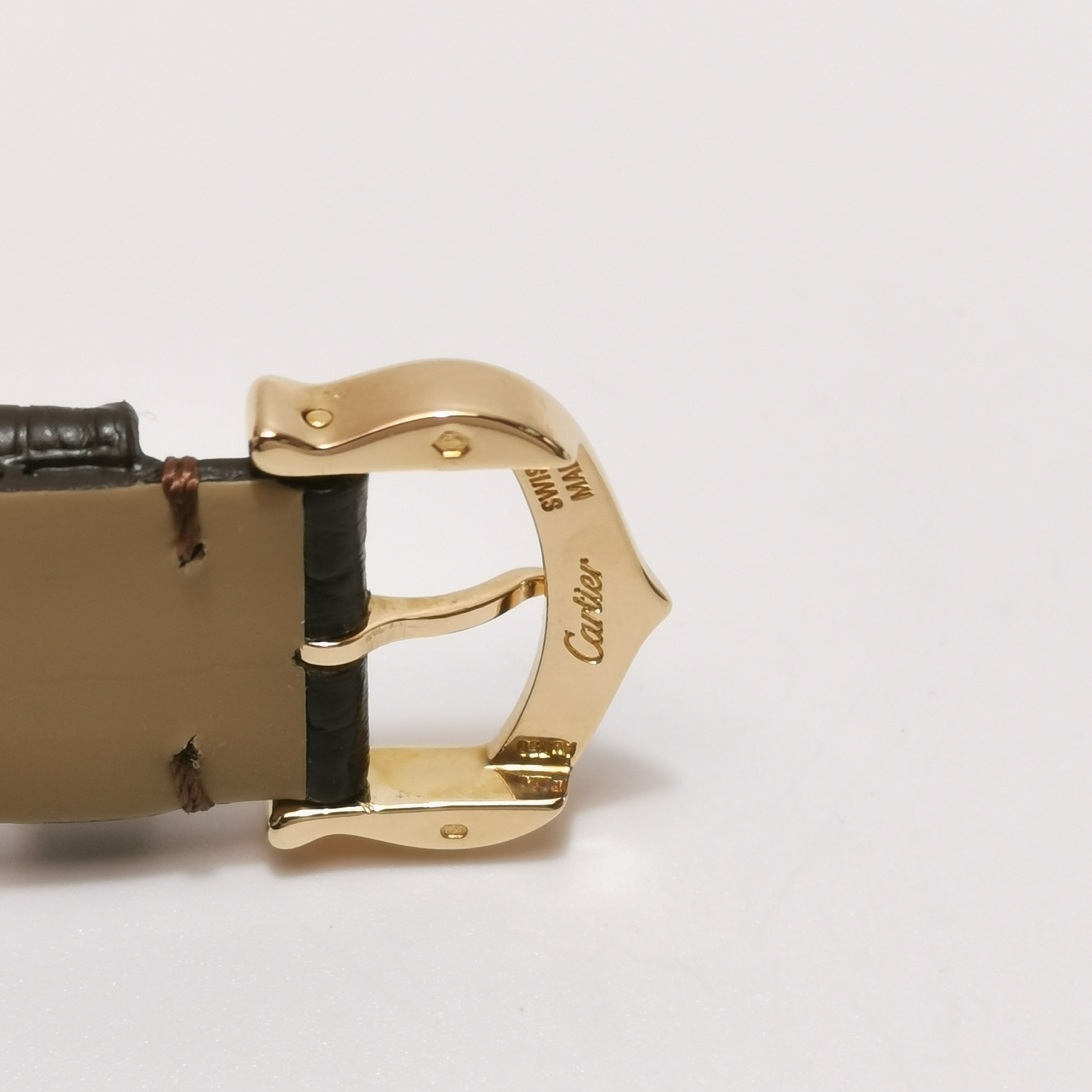 Cartier Ronde Solo de Cartier Quartz Watch Yellow Gold and Genuine Leather 30 — photo 6 of 8