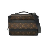 Louis Vuitton(LV) Handle Soft Trunk Bag Macassar Monogram Canvas — thumbnail 1