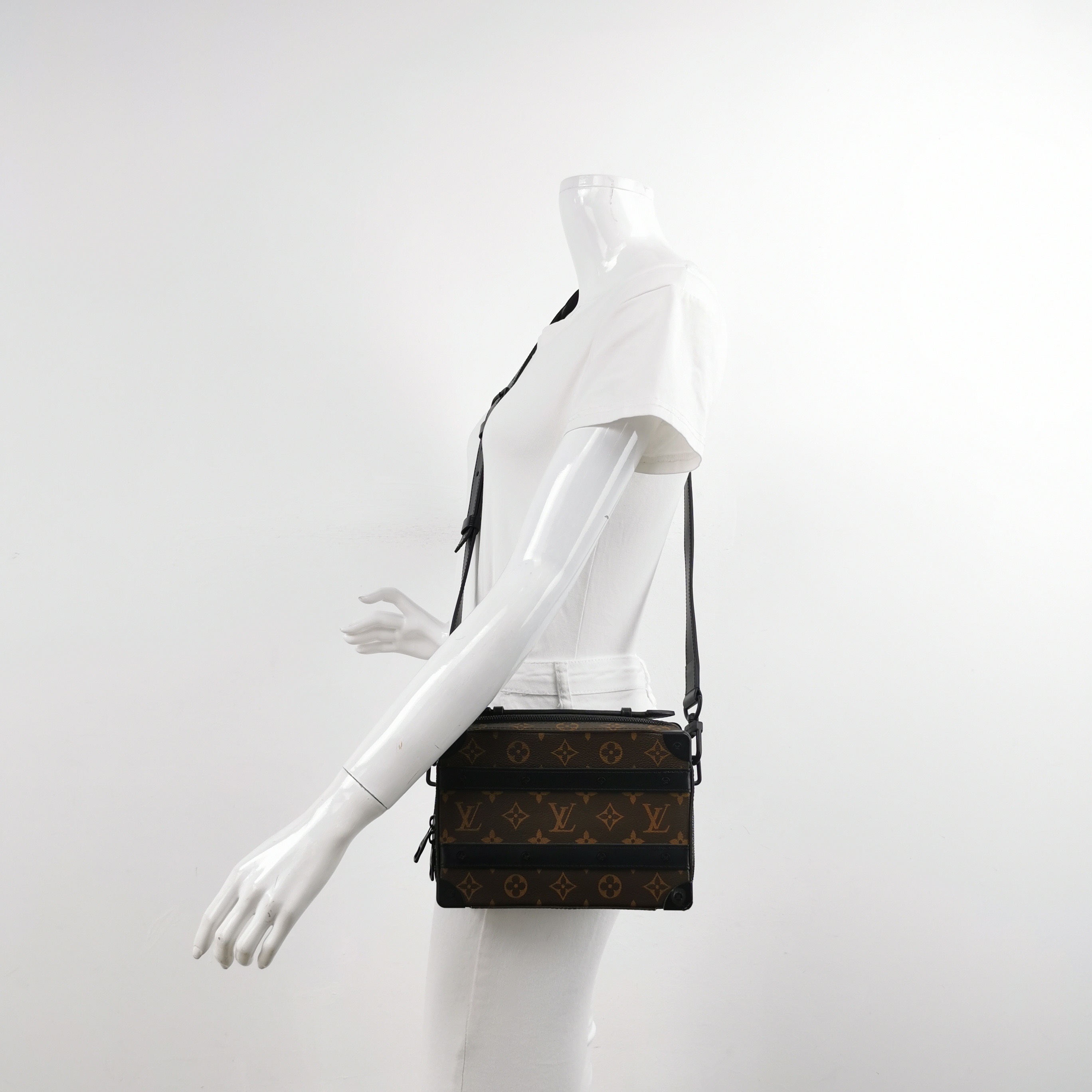 Louis Vuitton(LV) Handle Soft Trunk Bag Macassar Monogram Canvas — alternate view