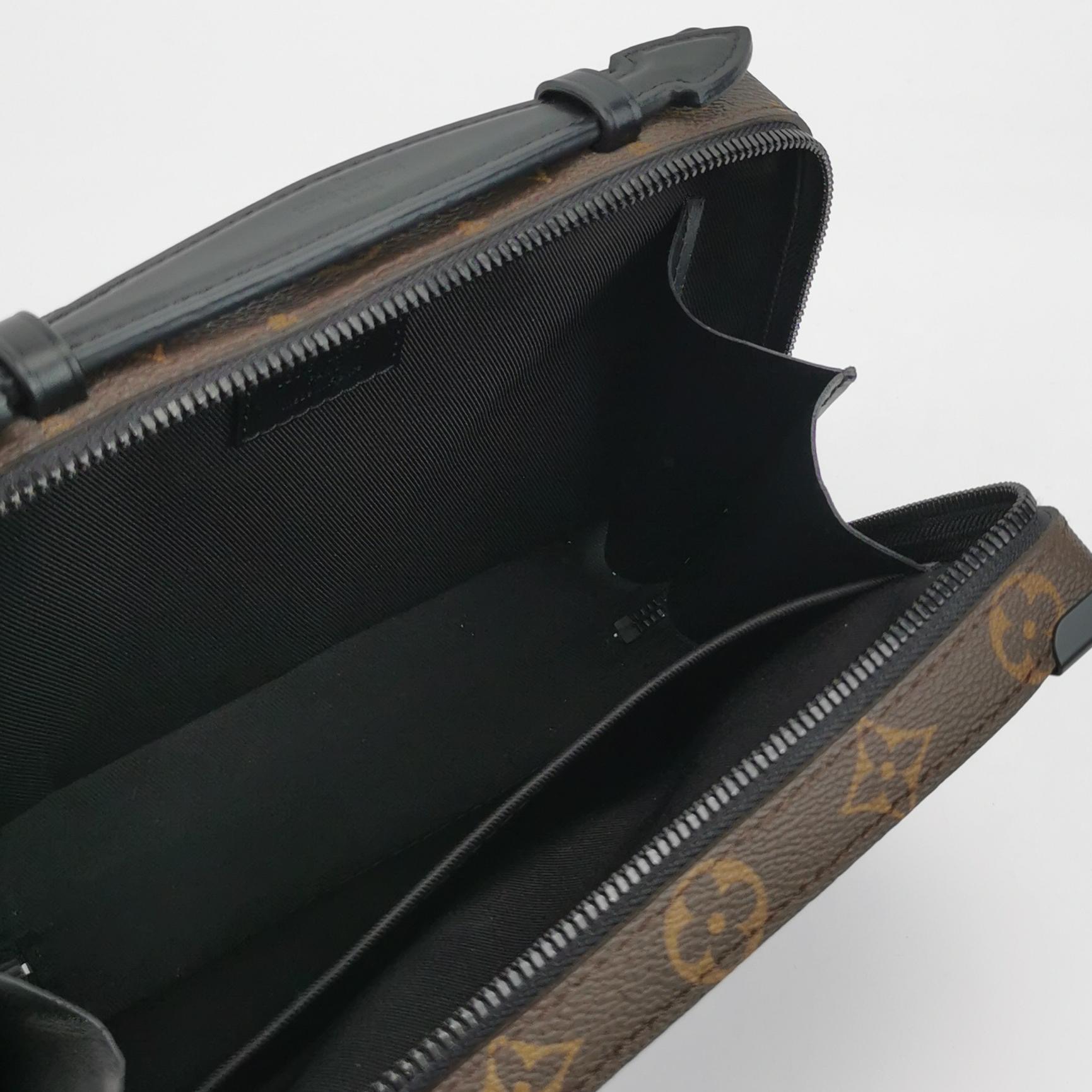 Louis Vuitton(LV) Handle Soft Trunk Bag Macassar Monogram Canvas — photo 7 of 15