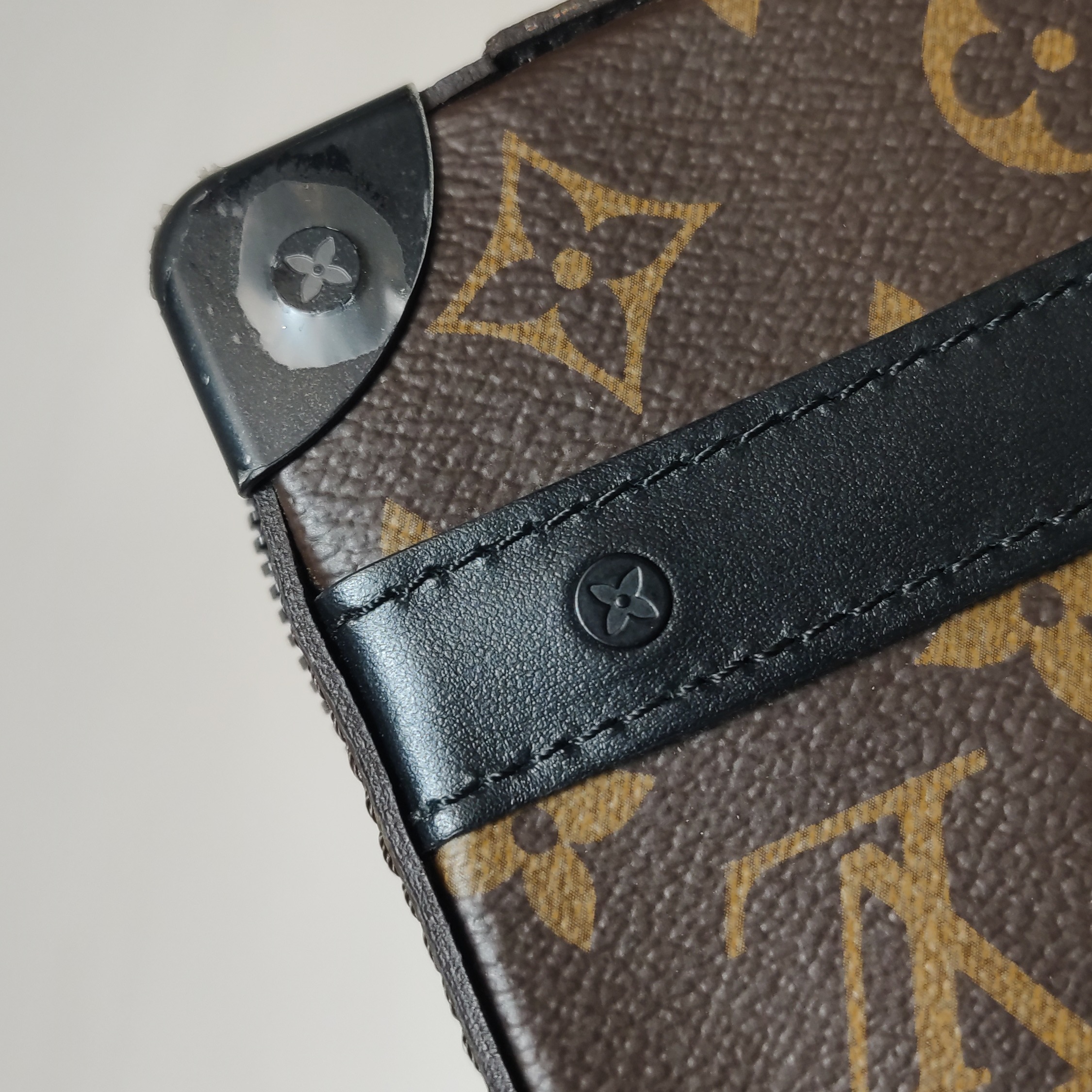 Louis Vuitton(LV) Handle Soft Trunk Bag Macassar Monogram Canvas — photo 9 of 15