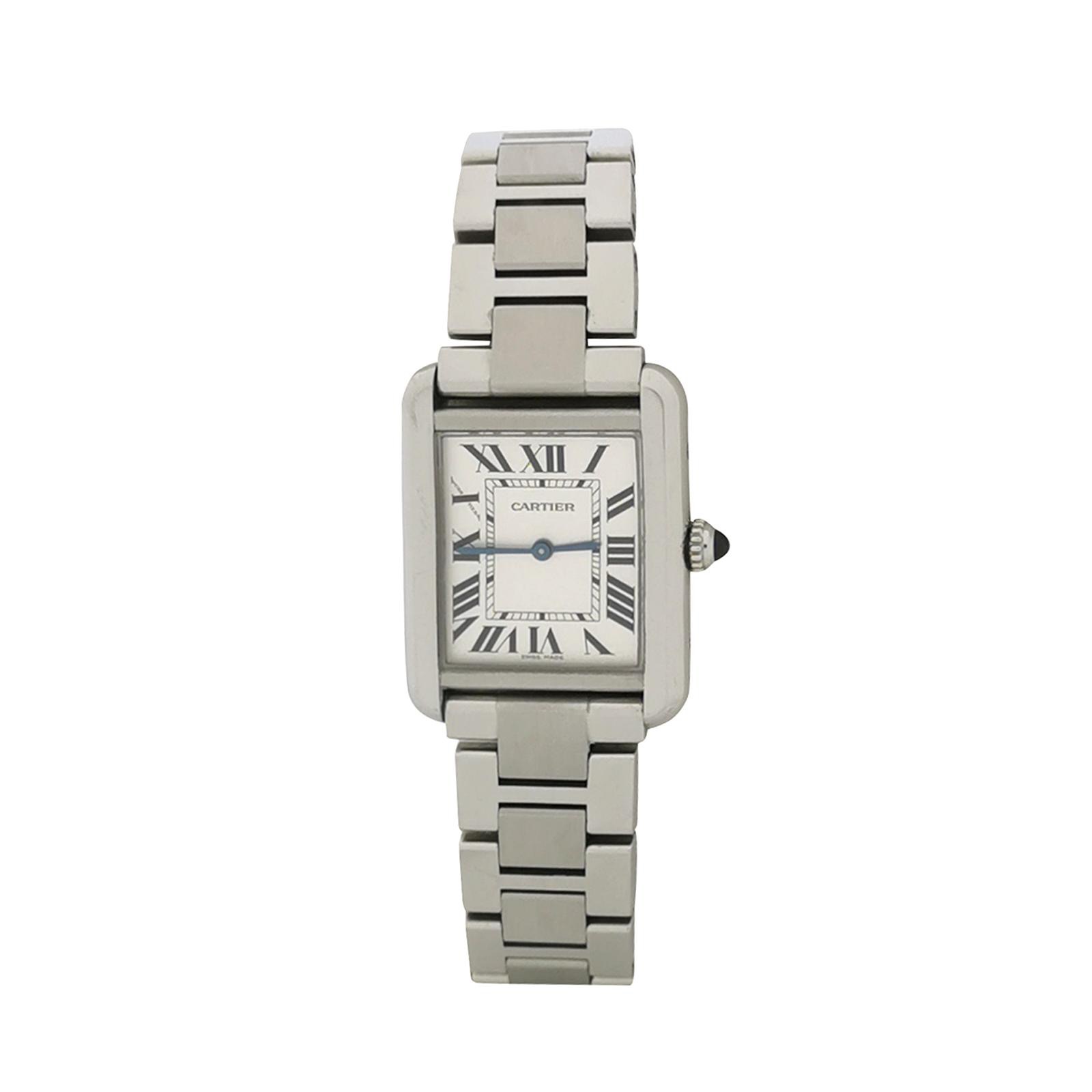 Cartier Tank Solo Quartz Watch Stainless Steel 24 — photo 1 of 14